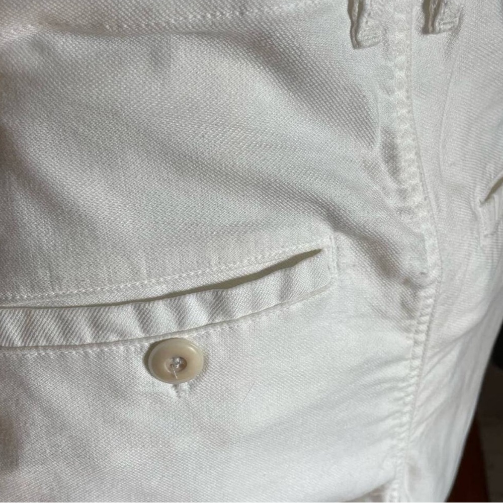 The Great Slouch Slack White Slim Straight White Pants - size 1/ Small - Picture 7 of 7